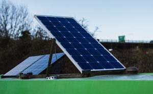 Industrial 3 solar panels